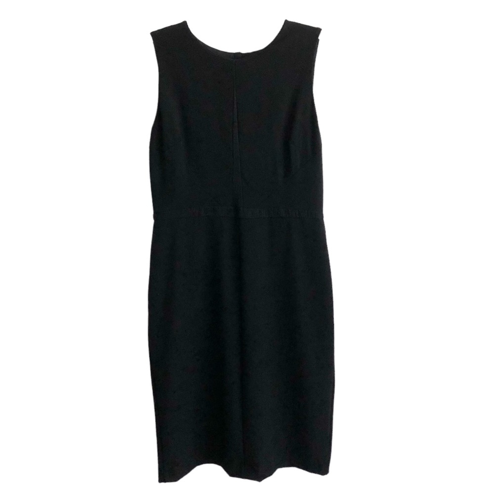 White House Black Market Black Sleeveless Sheath Dress 12